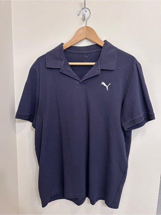 Puma Other - Puma Men’s Navy Blue Polo with White Logo